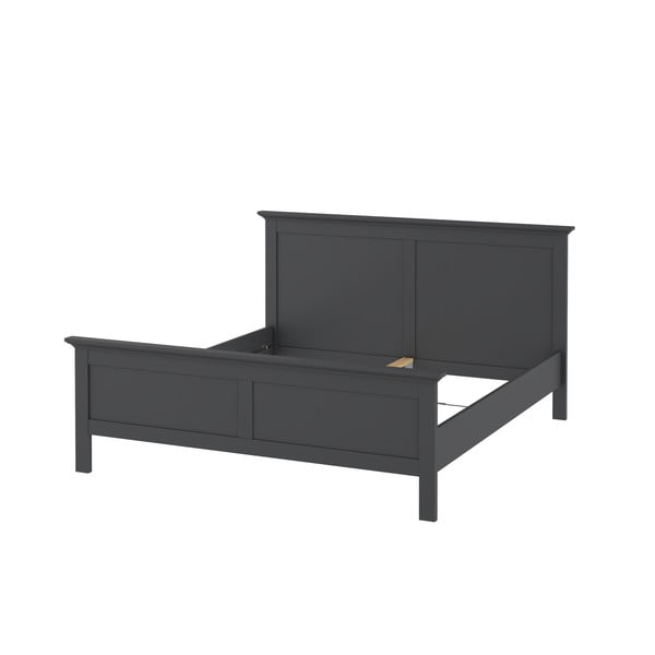 Siva zakonska postelja 160x200 cm Paris – Tvilum-image-3