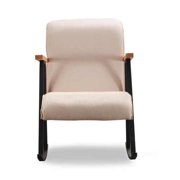 Kremno bel fotelj Yoka – Artie-image-2