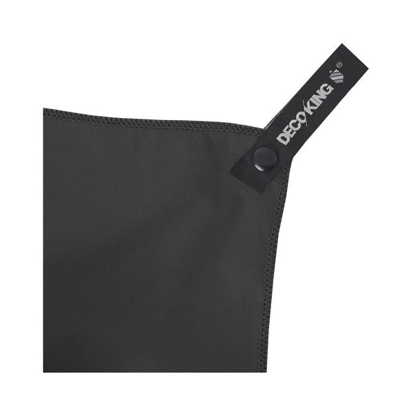 Temno siva hitro sušeča brisača DecoKing EKEA, 40 x 80 cm-image-2
