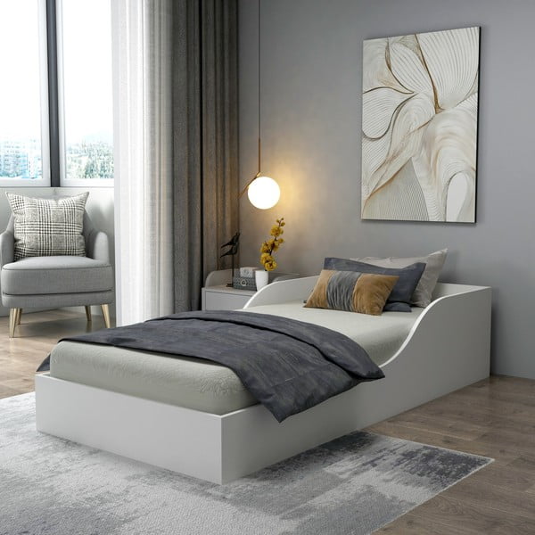 Bela postelja 90x190 cm Oya – Kalune Design-image-2