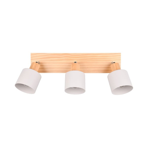 Točkovno svetilo v beli in naravni barvi ø 9 cm Shanti – Trio-image-2