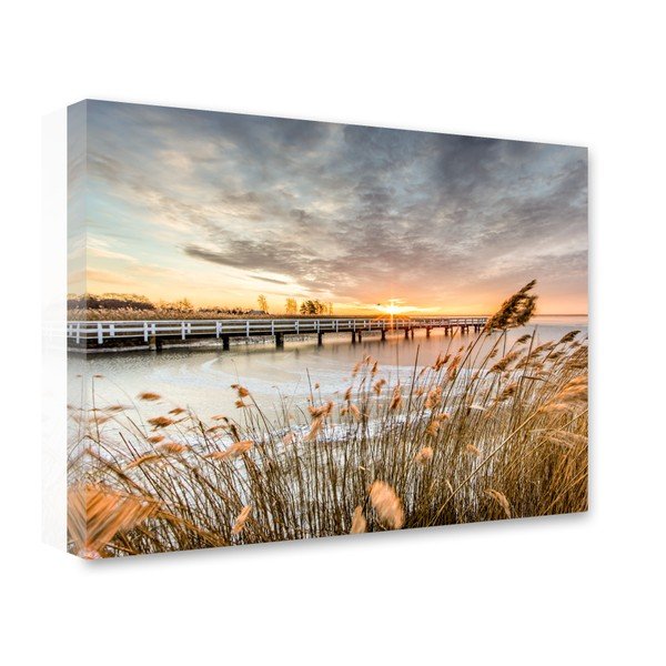 Slika Styler Platno Ob morju, pomol, 75 x 100 cm