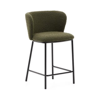 Zelen barski stol (višina sedeža 65 cm) Ciselia – Kave Home