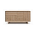 Komoda v hrastovem dekorju v naravni barvi 146x76x45 cm Carpi – Marckeric