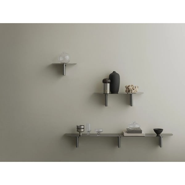 Siva jeklena polica 60 cm Oru – Blomus-image-1