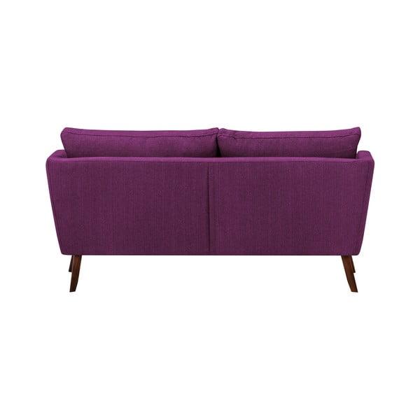 Vijolična trisedežna zofa Mazzini Sofas Elena, z ležalnikom v levem kotu-image-3