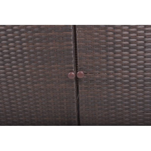 Vrtna mizica iz umetnega ratana 90x50 cm Padua – Garden Pleasure-image-4