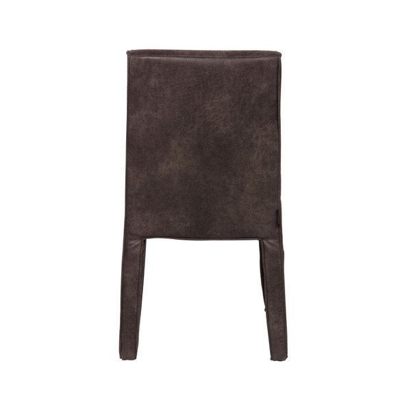 Komplet 2 črnih usnjenih stolov BePureHome Cocoon-image-3
