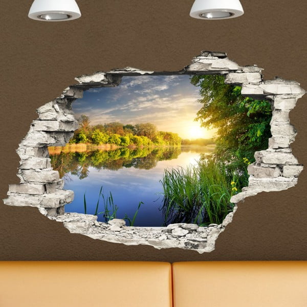 Stenska nalepka Ambiance Lake, 60 x 90 cm-image-1