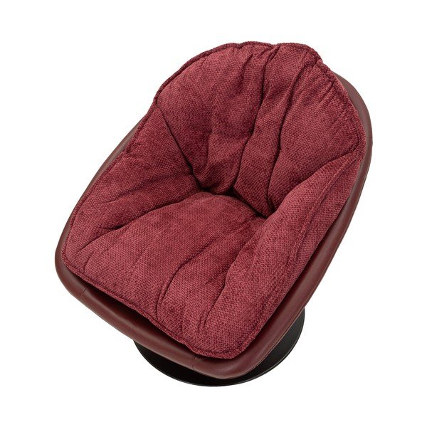 Bordo rdeč vrtljiv fotelj Retro Style – Mauro Ferretti-image-3