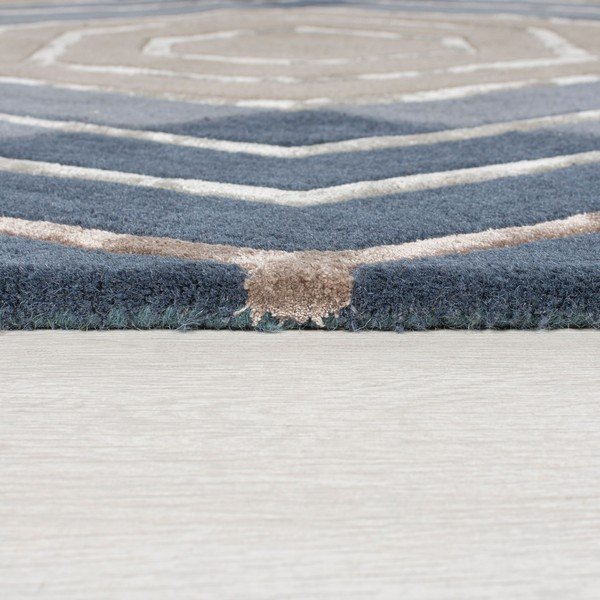 Modra volnena preproga Flair Rugs Harlow, 160 x 230 cm-image-3