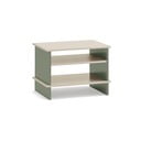 Zelena/kremno bela nočna omarica s policami Inari – Teulat