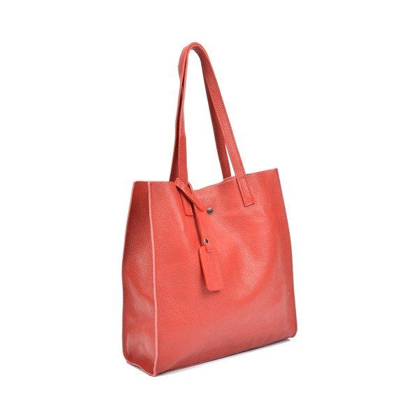 Rdeča usnjena torbica Isabella Rhea Donna-image-4