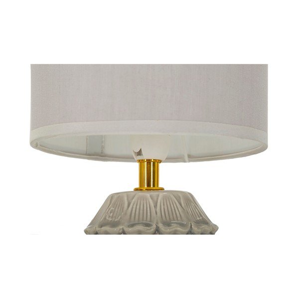 Bež keramična namizna svetilka s tekstilnim senčilom (višina 30,5 cm) Pigny – Mauro Ferretti-image-2