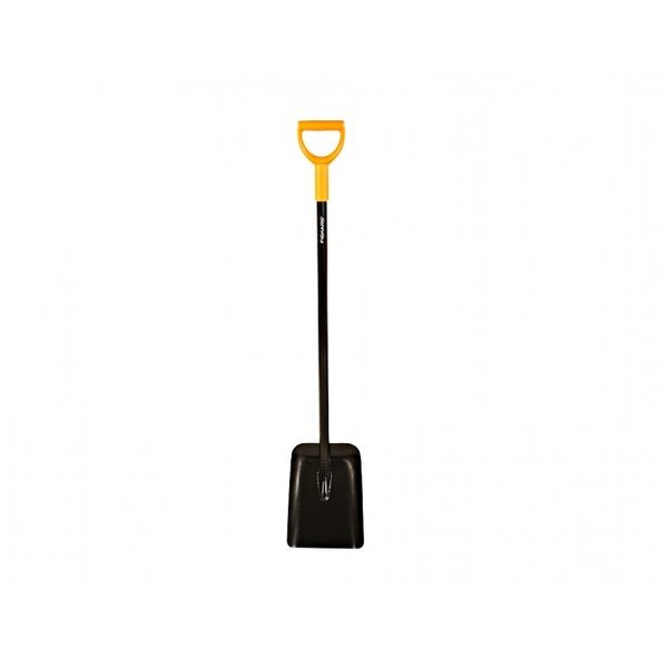 Črna jeklena lopata Fiskars Solid