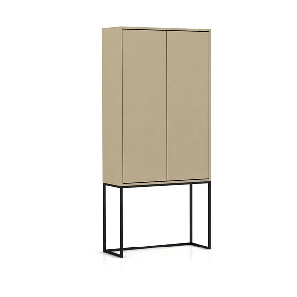 Bež omarica 75x164,5 cm Lennon – Really Nice Things-image-2