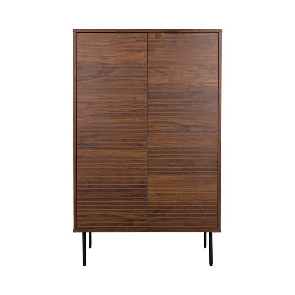 Rjava omarica v orehovem dekorju 80x130x40 cm Stripes – White Label