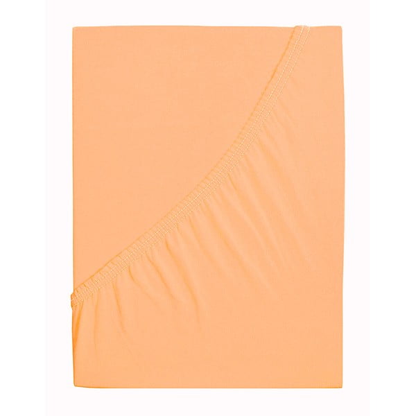 Rožnato-oranžna napenjalna rjuha 90x200 cm – B.E.S.