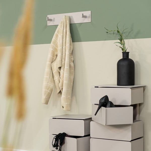 Sivorjav kovinski stenski obešalnik 50 cm Leatherman – Spinder Design-image-1