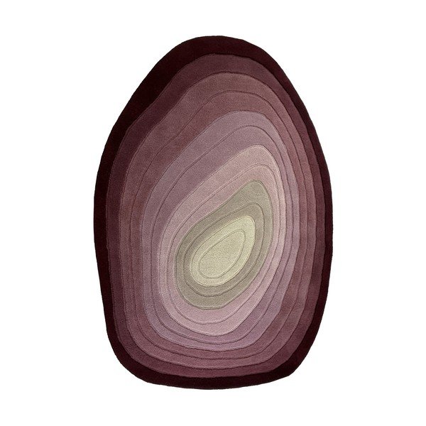 Vijolična ročno tkana volnena preproga 200x290 cm Puddle Ombre  – Flair Rugs