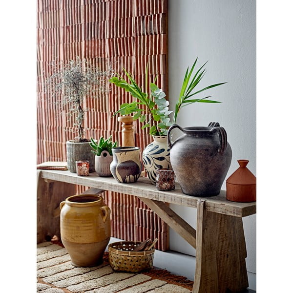 Kremno bela lončena vaza (višina 24 cm) Heikki – Bloomingville-image-2