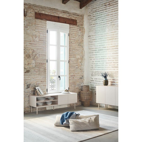 Sivo-bela komoda Teulat Linea-image-4