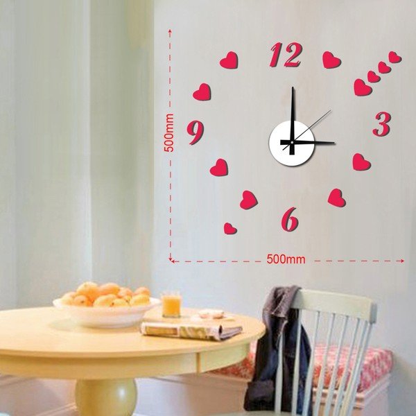 Mauro Ferretti Stenska ura Hearts, ⌀ 50 cm-image-1