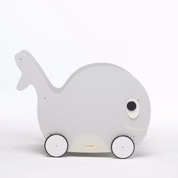 Otroška škatla za shranjevanje s kolesi Whale - Rocket Baby 