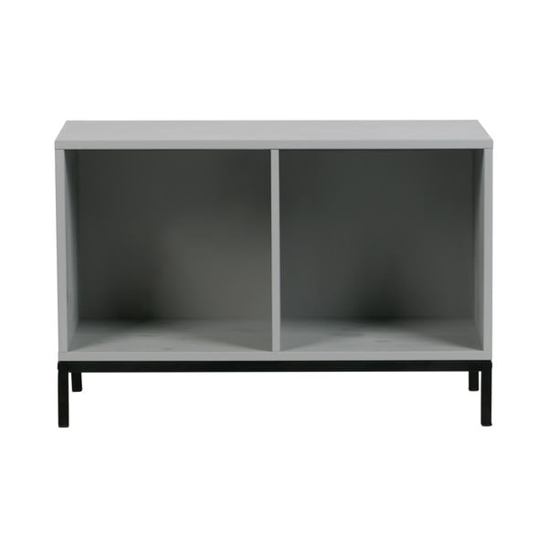 Siva modularna knjižna polica iz masivnega bora 81x41 cm Vt – vtwonen-image-3