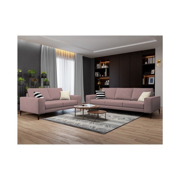 Cosmopolitan Design Lugano pudrasto roza kavč, 239 cm-image-3