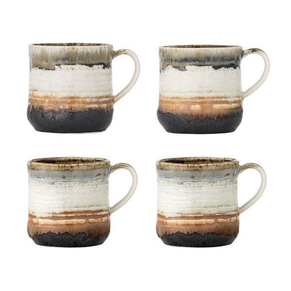 Skodelice v kompletu 4 ks iz kamenine 380 ml Deana – Bloomingville