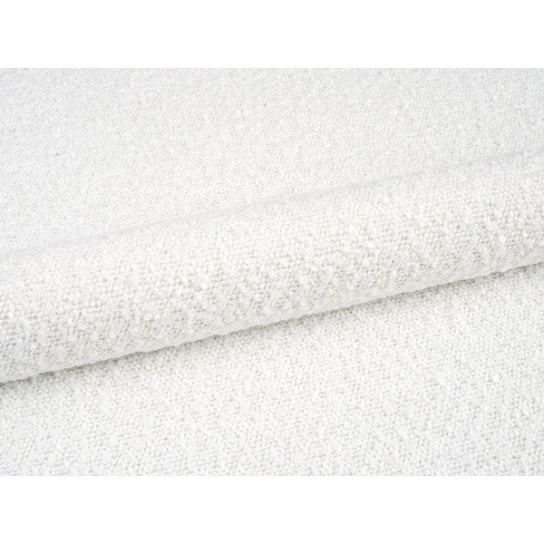 Bela kotna sedežna garnitura iz tkanine bouclé (v obliki črke "U") Molino – Micadoni -image-3