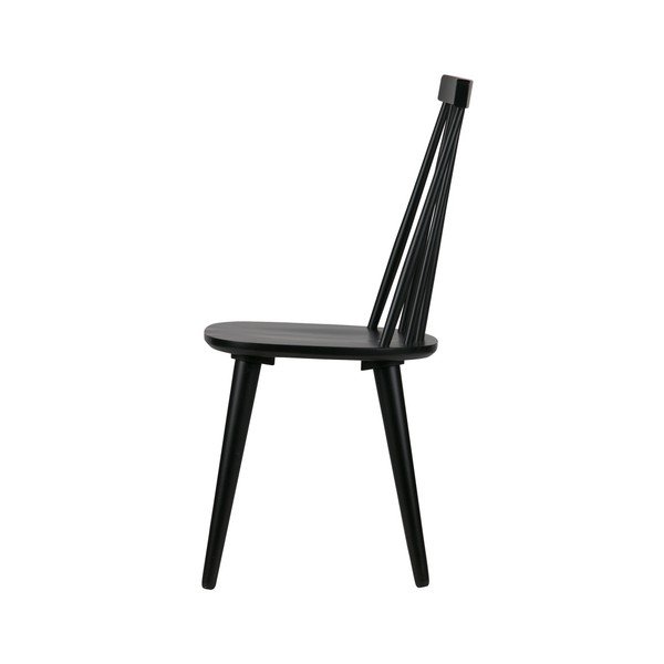 Komplet 2 črnih jedilnih stolov vtwonen Sticks-image-1