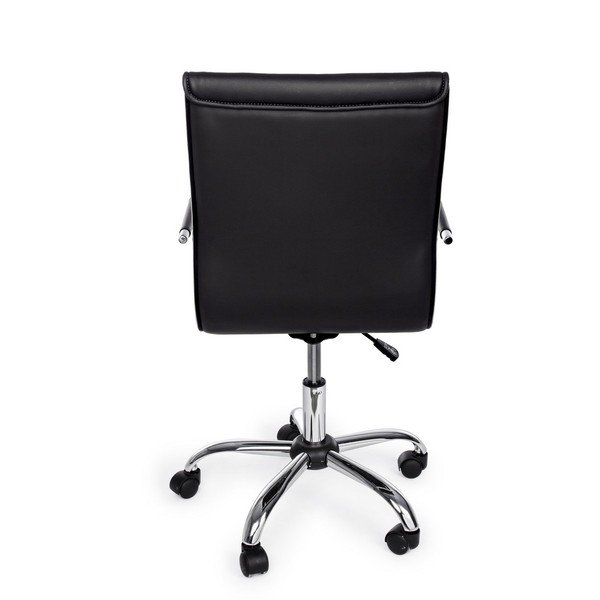 Črn pisarniški stol iz umetnega usnja Perth – Yes Everyday-image-4