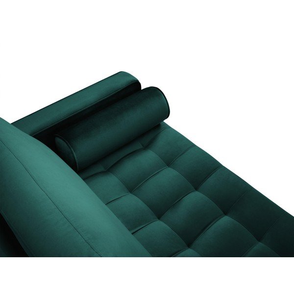 Petrolej zelena žametna zofa Milo Casa Santo, 174 cm-image-4