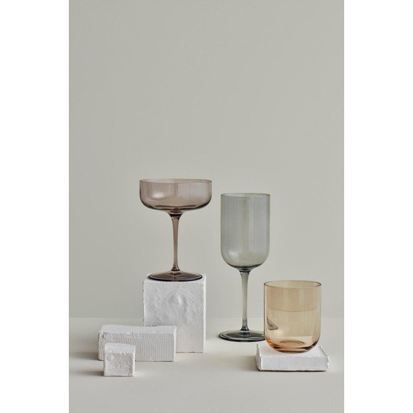 Komplet 4 sivih kozarcev za belo vino Blomus Mira, 280 ml-image-1