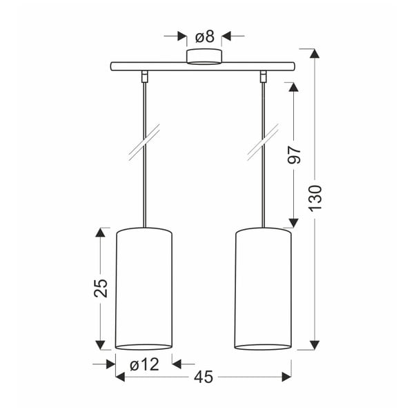 Viseča svetilka v naravni barvi ø 12 cm Aragona – Candellux Lighting-image-2