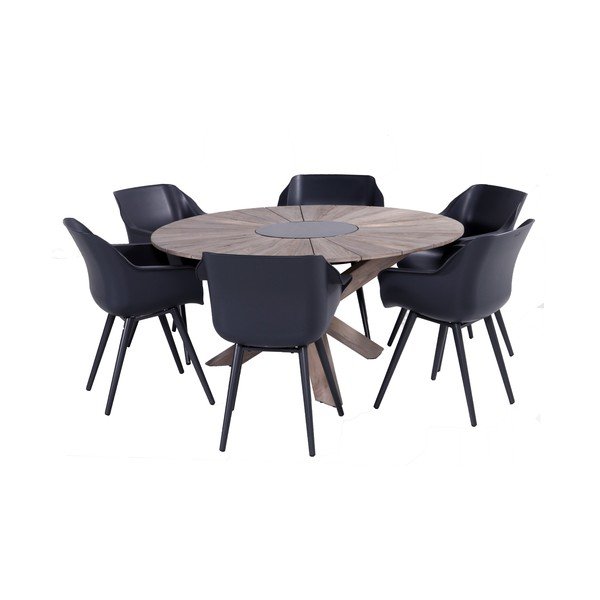 Vrtna miza iz tikovine Hartman Provence, ø 150 cm-image-2