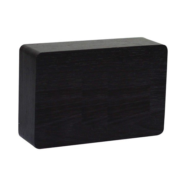 Rdeča LED budilka Brick, črna-image-1