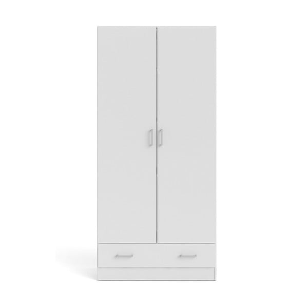 Bela garderobna omara 79x170 cm Space – Tvilum