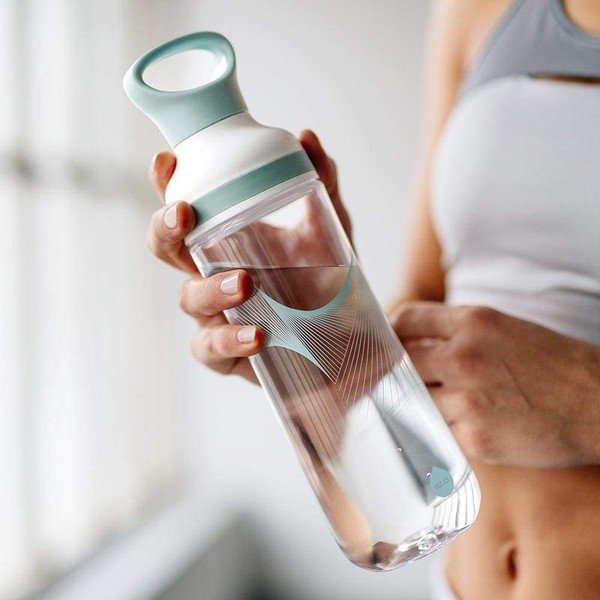 Modro-bela plastenka za vodo Equa Flow Wave, 800 ml-image-1