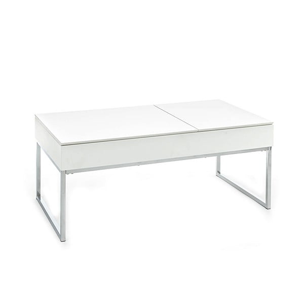 Bela mizica z belo mizno ploščo 60x110 cm Celinda – Tomasucci