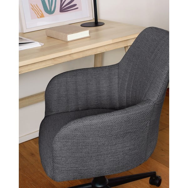 Temno siv pisarniški stol Kave Home Madina-image-2