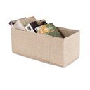 Bež tekstilna škatla za shranjevanje 28x12x12 cm Sandy – Compactor
