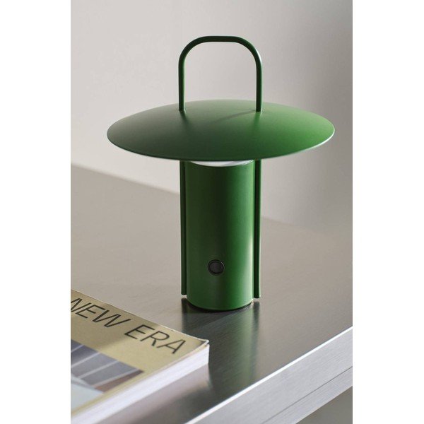 Zelena kovinska LED zatemnitvena namizna svetilka (višina 24 cm) Venna – Jotex-image-2