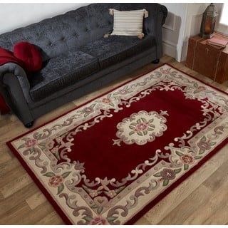 Rdeča volnena preproga Flair Rugs Aubusson, 120 x 180 cm