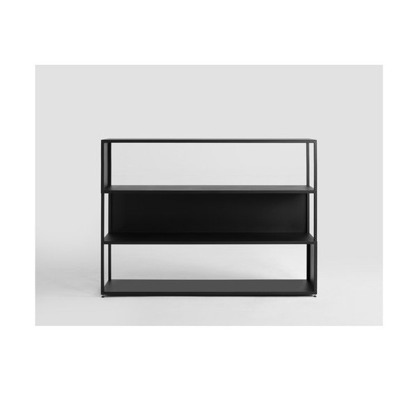 Črn knjižni regal CustomForm Hyller Side-image-1