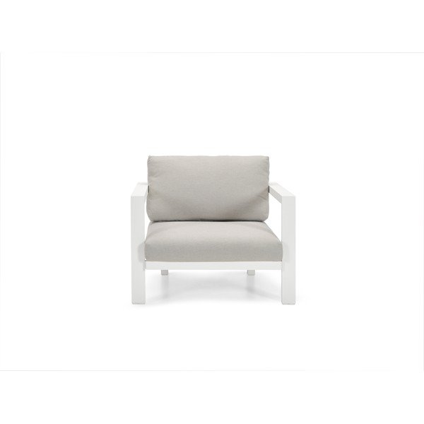 Kremno bel vrtni fotelj Cubic – Diphano-image-2