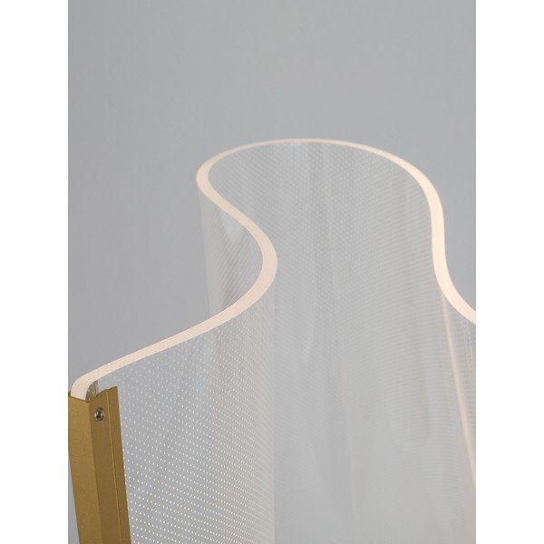 Aluminijasta LED stoječa svetilka v zlati barvi s senčilom iz akrilnega stekla (višina 105 cm) Siderno – Nova Luce-image-3