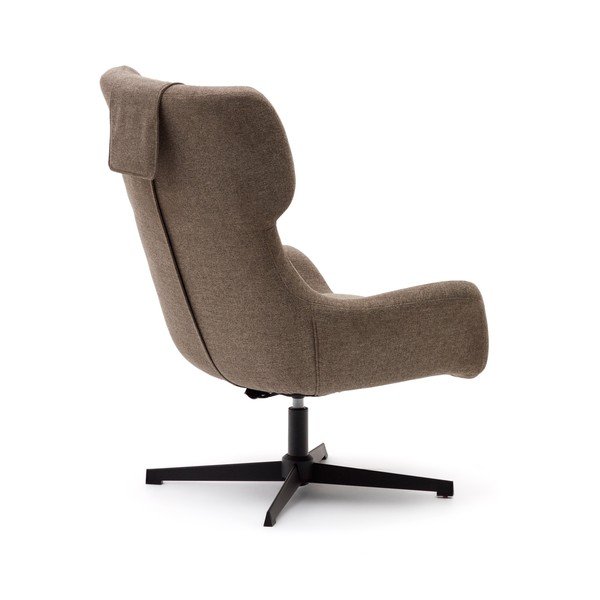 Rjav fotelj Zalina – Kave Home-image-4